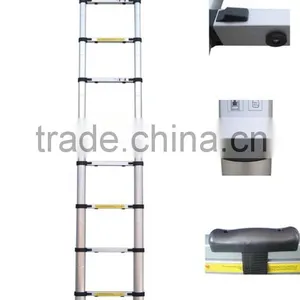 3.8m Aluminum Retractable Ladder EN131 Approved thumbnail-2