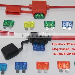 In-Line Car MAXI Blade Fuse Holder Waterproof 8AWG Upto 70A 12V/24V/32V DC thumbnail-4