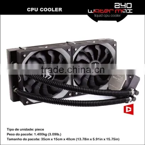Alseye AA0204 Manufacture 2 x 120m Fans pc Water Cooling MAX240 Liquid Cpu Cooler thumbnail-1
