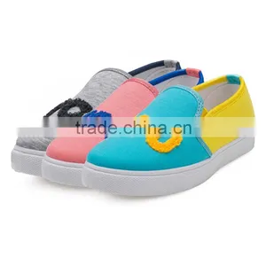 2015 New Round Sweet Love Heart Singles Shoes Low Heels Slip-on Lazy Flat Shoes Leisure Shoes Women Sneakers Canvas Shoes thumbnail-1