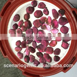 7-8mm Natural Indian Purple Rough Garnet thumbnail-1