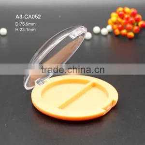 Round Compact Powder Container With Transparent Lid thumbnail-3