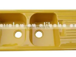Italian Kitchen Sink Solid Surface Kitchen Ware/Sanitary Acrylic Resin Stone Kitchen Sink,solid Surface Double Bowl Kitchen Sink thumbnail-6