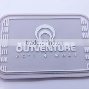 Personalized Designed Logo Embossed PVC Sew on Labels thumbnail-3