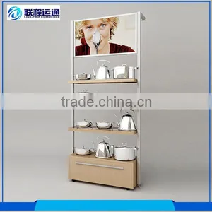 Various Shop Showroom Beauty Products Multilayer Wooden Display Shelf thumbnail-1