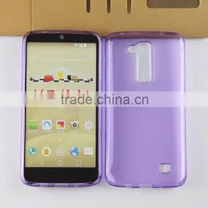 Express Wholesale Soft Tpu Case Silicone Transparent Clear Crystal Phone Cover for LG K7 M1 Paypal Accept thumbnail-2