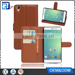 For Bluboo Maya Leather Case, Litchi Skin Wallet Leather Flip Case For Bluboo Maya Cell Phone Accessories thumbnail-1