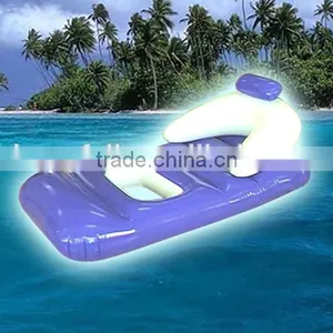 PVC Inflatable Pool Float Island With Palm Tree, Inflatable Pool Island Floating thumbnail-1