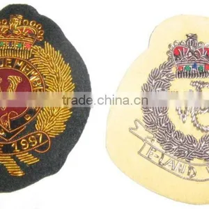 Hand Embroidered Badges , Emblems , Crest , Insignias , Patches thumbnail-1