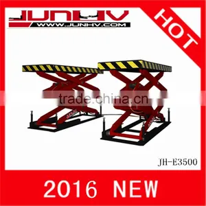 JUNHV JH-E3500 On Sale Portable Hydraulic Car Scissor Lifts for Home Garage thumbnail-1