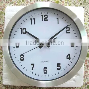 14 Inch Quartz Aluminum Wall Clock thumbnail-1