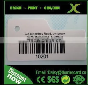 Free Sample..!!! Barcode Pvc Key Tags/ Barcode Pvc Card/barcode Card thumbnail-1