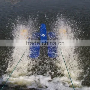 Economic Fish and Shrimp Farming Floating Surface Paddle Wheel Aerator for Pond thumbnail-4