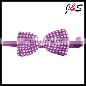 2015 Latest Fashion Green Knit Bow Tie With Wihte DotKB030 thumbnail-6