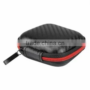 Portable Storage Square Earphone Bag / Earphone Cable Organizer / Earphone Storage Case thumbnail-4