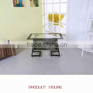 Cheap Tempered Glass TV Stand Model thumbnail-2