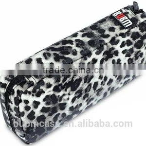 Fashion 64 Capacity Snow Leopard Grain PU Leather Cover CD DVD Bag CD DVD Storage Bag Car Disc Case thumbnail-1
