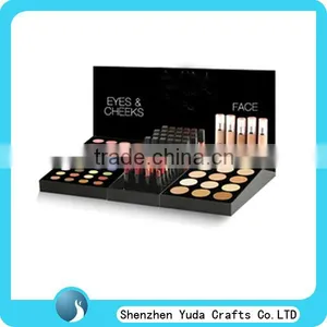 Manufacturer Black Acrylic Display Stand for Cosmetic, Plexiglass Eyeshadow Lipstick Display Stand thumbnail-1