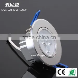 Indoor Led Ceiling Light 3w Aluminium Ceiling Lamp Rohs CE From China thumbnail-1