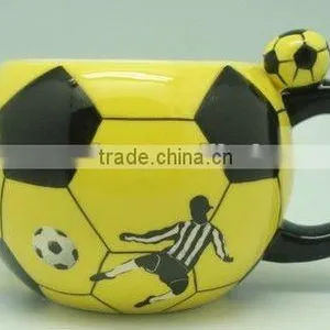 Hand-painted Ceramic Football thumbnail-1