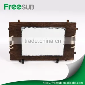 Hot Sale Home Decoration Landscaping Slate Rock Blank Wooden Frame Sublimation You Rock Pictures thumbnail-1