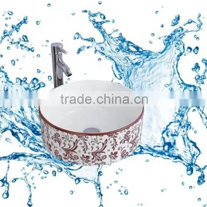 Fasion Colour Bathroom Design Professional Porcelain Wash Basins Above Washing Machine thumbnail-4