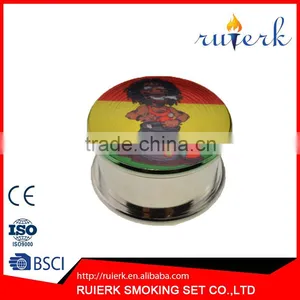 Chrome Crusher Large Heavy Zinc Tobacoo Spice Herb Grinder 855 thumbnail-1