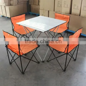 Aluminum Folding Table and Chair thumbnail-1