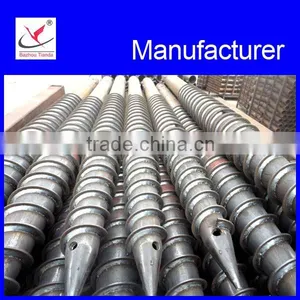 Hot-dip Galvanized Bracket Screw Pile for Solar Power System thumbnail-1