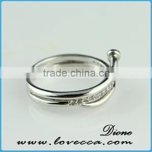 2015 Nice Jewelry Korea Charming Thin Silver Ring Fashion Ring thumbnail-5