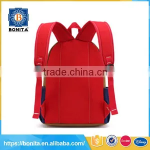 European Style Outdoor Daily Fashion Red Canvas Rucksack Backpack thumbnail-2