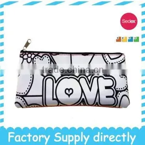 DIY Drawing Pencil Bag With 4pcs Small Markers- Canvas Painting thumbnail-1