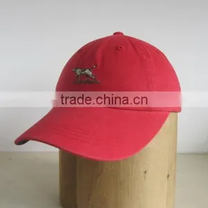 Red Cotton Baseball Caps thumbnail-3