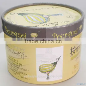 Paper Material and Shinny Power,Screen Printing,debossed,matt and Glossy Laminating Surface Handling Paper Tube Box thumbnail-1