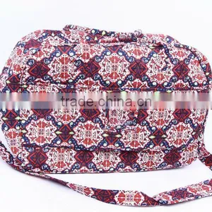 Z104 QUILTED COTTON MOMMY BAG TRAVEL BAG Outdoor Diaper Bag thumbnail-1