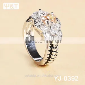 Jingli Jewelry Fashion Flower Shaped Wedding Ring For Women (YJ-392) thumbnail-6