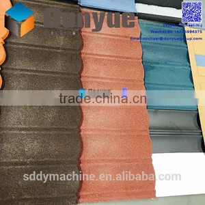Good Quality Colorful Stone Covered Metal Roof Shingles in Turkey thumbnail-4