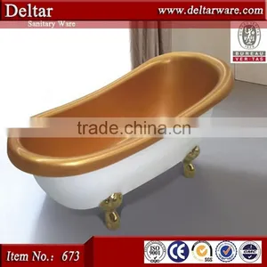 Sanitary Ware Bathtub Price, Claw Foot Coffee Color Bathtub Indoor Bath Tub, Acylic Royal Bathtub thumbnail-4