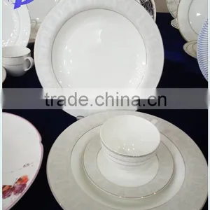 Hot Salling Round Bone China 112 PCS Porcelain Dinner Set thumbnail-3