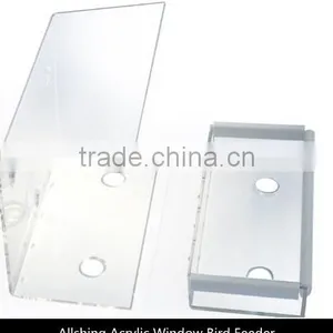 Wholesale Promotional Acrylic Clear Window Wild Bird Feeder With Suction Cups Plastic Acrylic Window Bird Feeder AS012 thumbnail-3