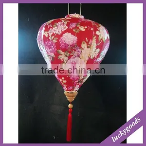 XK110 Chinese Style Red Outdoor Printing Lantern Whoelsale thumbnail-1
