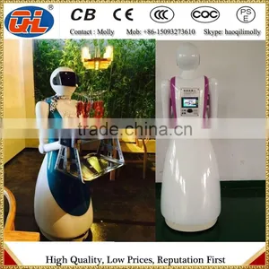 Dishes Delivering Smart Waiter Robot for Restaurant thumbnail-1