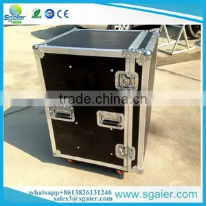 High Quality 4U DJ Rack Drawers Flight Road Case With Wheels thumbnail-1