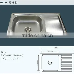 Single Bowl Single Tray 73*44 Stainless Steel Sink thumbnail-1