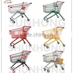 German Style Supermarket Metal Play Shopping Carts thumbnail-6