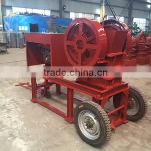 PE150*250 Mini Stone Jaw Crusher, Small Mobile Jaw Crusher for Sale thumbnail-4