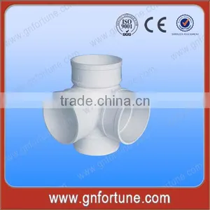 PVC Drainage Pipe Fittings Stereo Double Tee thumbnail-1