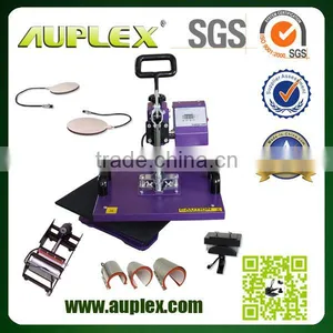 Flatbed Garment Printer Combo Heat Press Machine /t-shirt Printing Machine for Sale on thumbnail-3