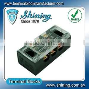 TB-1503 Fixed Type 600V 15A 3 Pole Female Pluggable Terminal Strip thumbnail-1