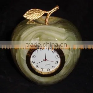 LATEST DESGINE Top Quality Cheap Price CLOCKS ONYX MARBLE HANDICRAFTS thumbnail-4